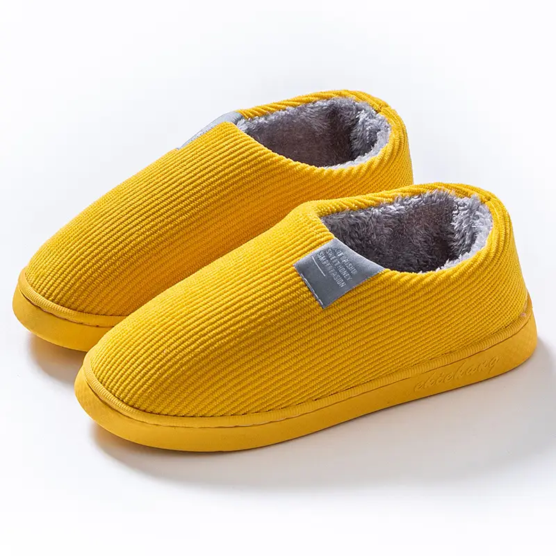 Yuezi Cotton Slippers Women's Winter 2023 New Arrival Heel Indoor Home Warm Wool Plush Cotton Shoes Women's Winter - Image 26