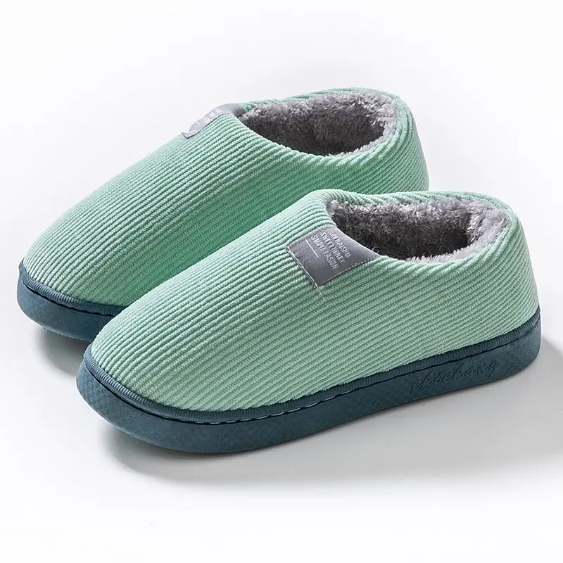 Yuezi Cotton Slippers Women's Winter 2023 New Arrival Heel Indoor Home Warm Wool Plush Cotton Shoes Women's Winter - Image 27