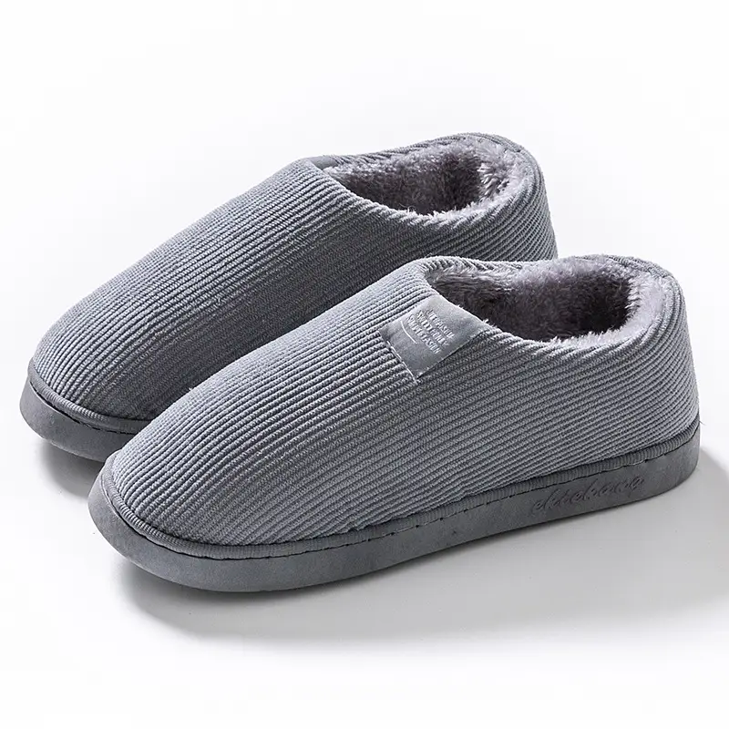 Yuezi Cotton Slippers Women's Winter 2023 New Arrival Heel Indoor Home Warm Wool Plush Cotton Shoes Women's Winter - Image 29