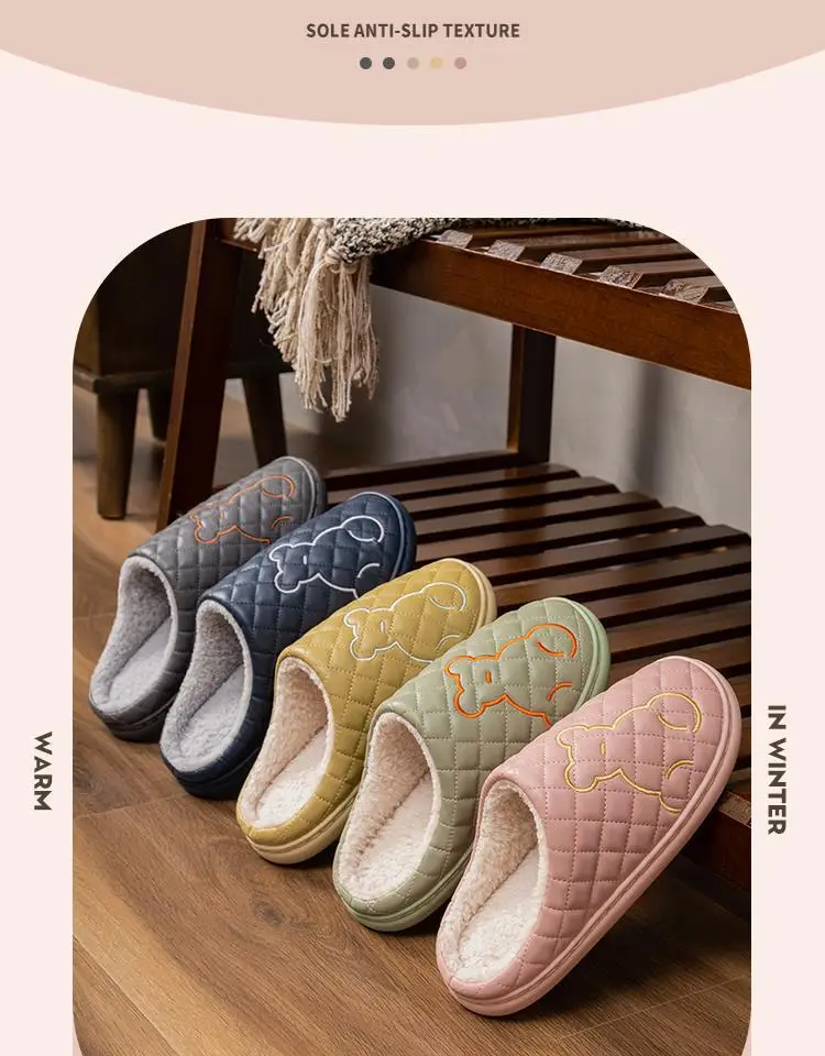 Lidani Waterproof Cotton Slippers for Women, Autumn and Winter 2026 New Model, Indoor Couple's Home Slippers for Women, Winter Wholesale — feature 11