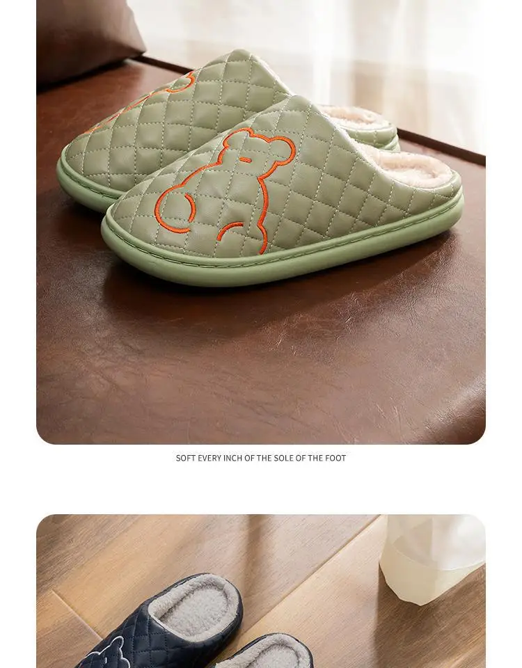 Lidani Waterproof Cotton Slippers for Women, Autumn and Winter 2026 New Model, Indoor Couple's Home Slippers for Women, Winter Wholesale — feature 19