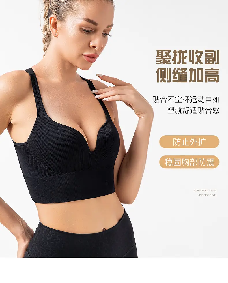 Pink Cross-Back Sports Bra for Plus Size Women — feature 10