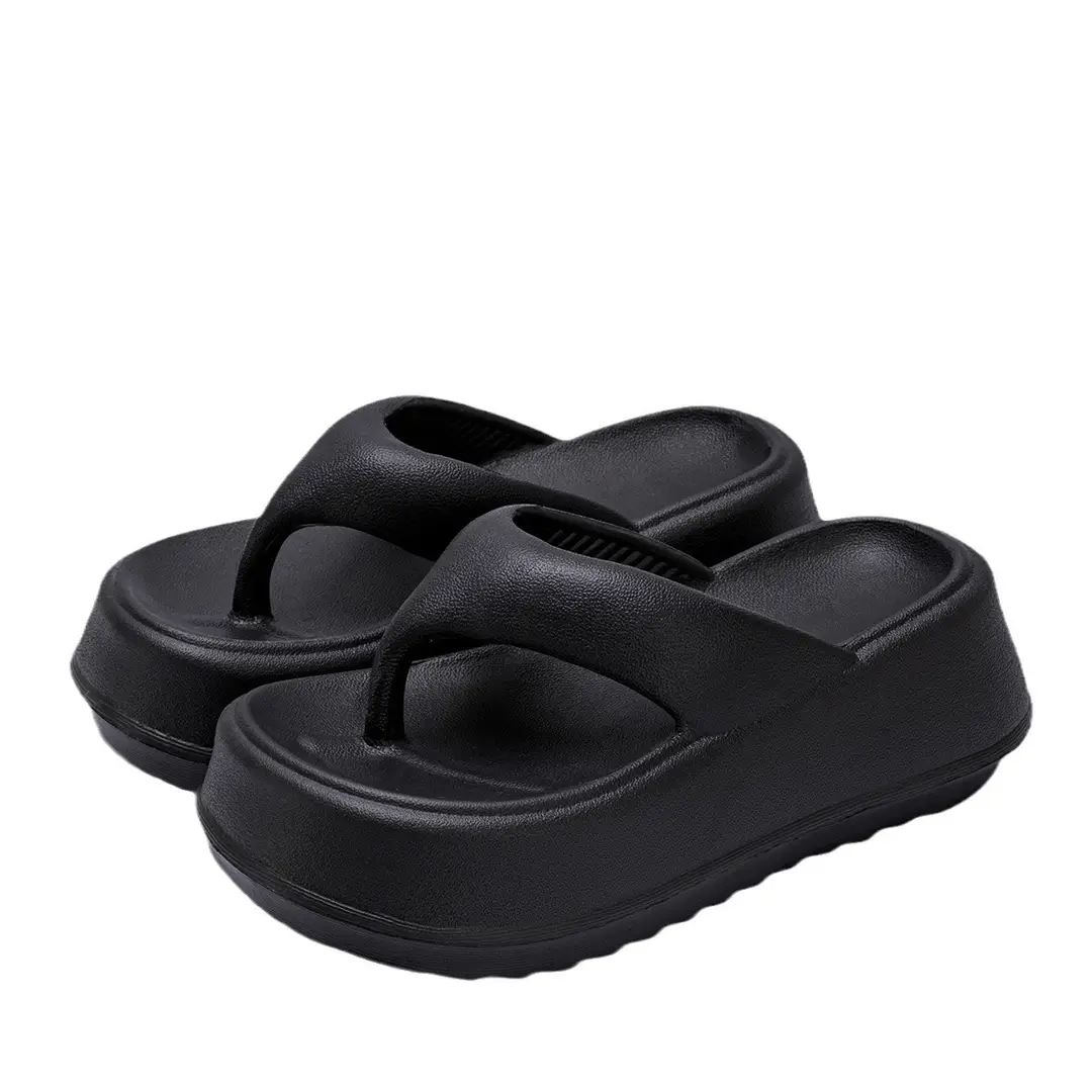 Thick-Soled Flip-Flops for Women, Summer High-Heeled 2026 New Style Beach Sandals, Comfortable Slip-On Slippers - Image 10