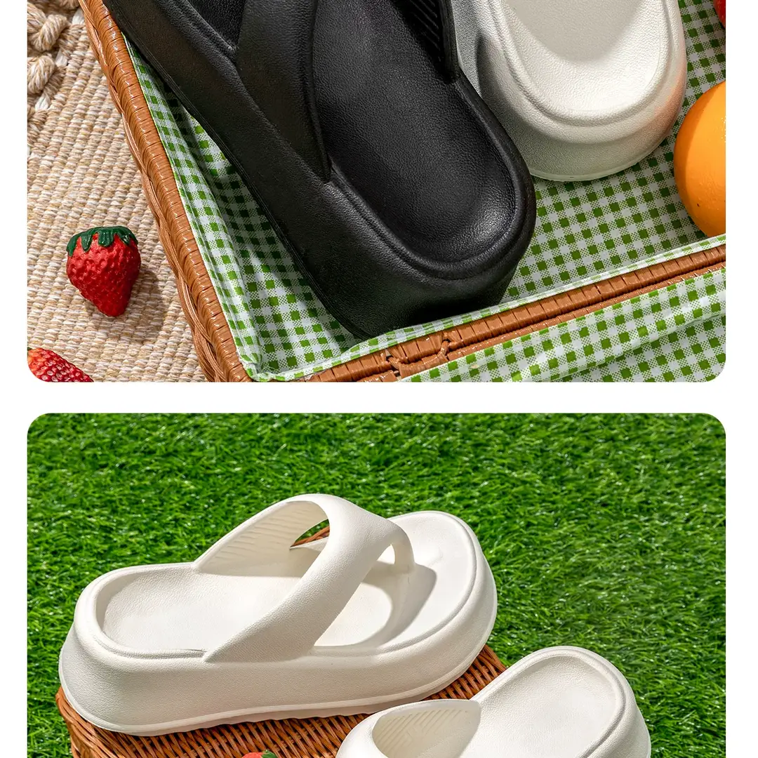 Thick-Soled Flip-Flops for Women, Summer High-Heeled 2026 New Style Beach Sandals, Comfortable Slip-On Slippers — feature 17