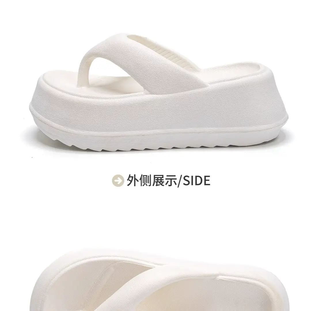 Thick-Soled Flip-Flops for Women, Summer High-Heeled 2026 New Style Beach Sandals, Comfortable Slip-On Slippers — feature 21