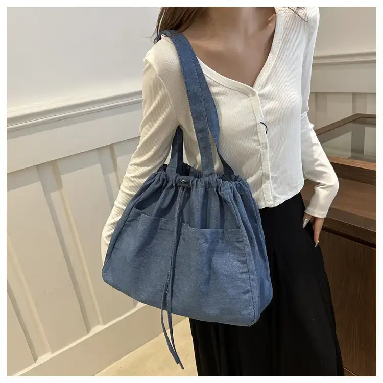 Blue Canvas Shoulder Crossbody Bag for Women 2024 — feature 13