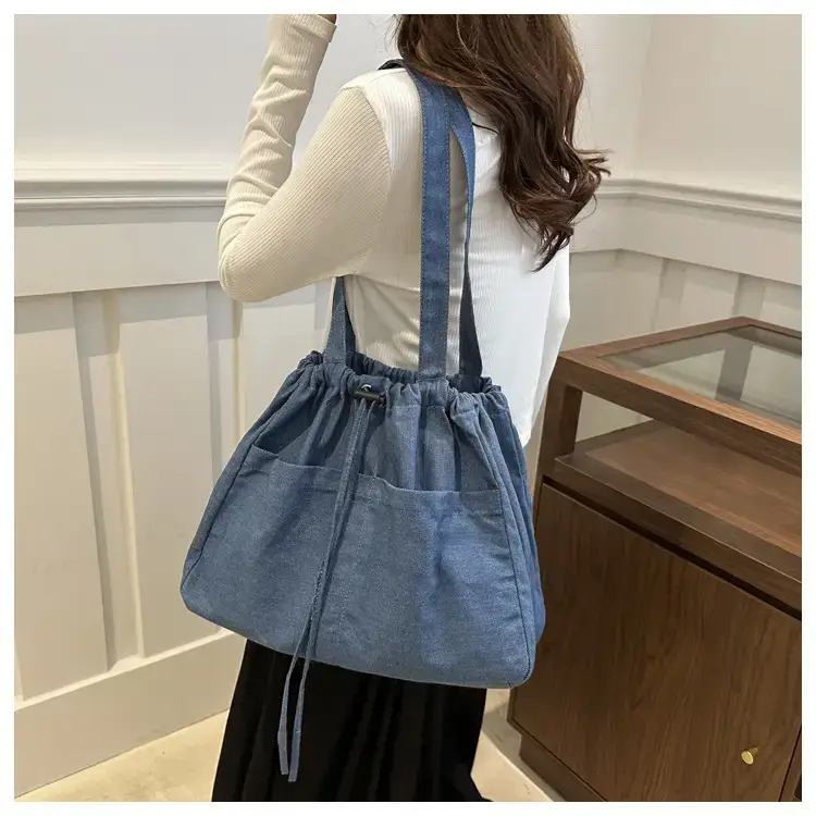 Blue Canvas Shoulder Crossbody Bag for Women 2024 — feature 14