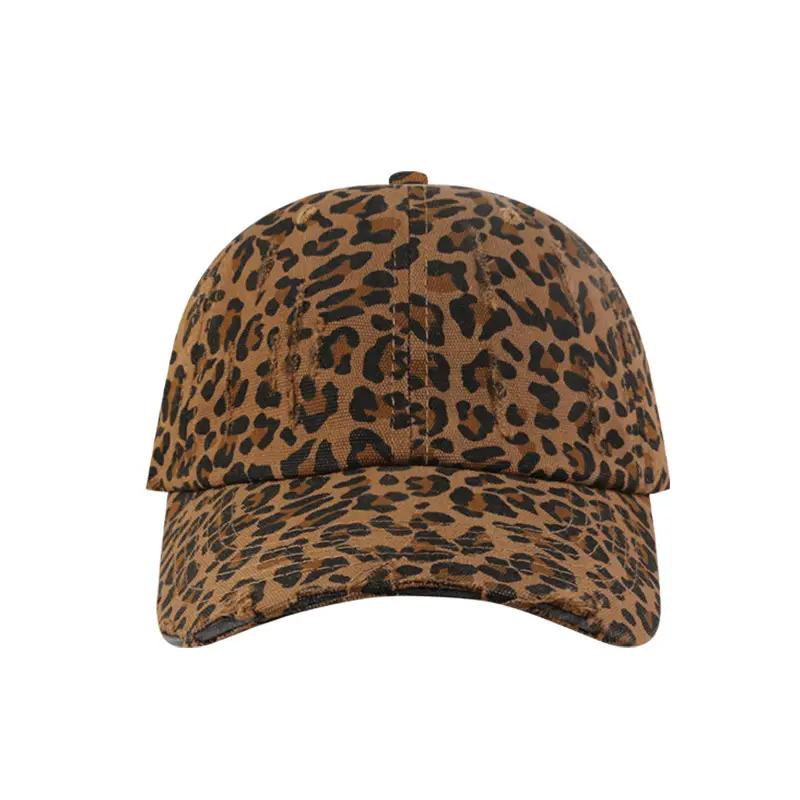 Leopard Print Baseball Cap Women Men Casual Sun Hat - Image 7