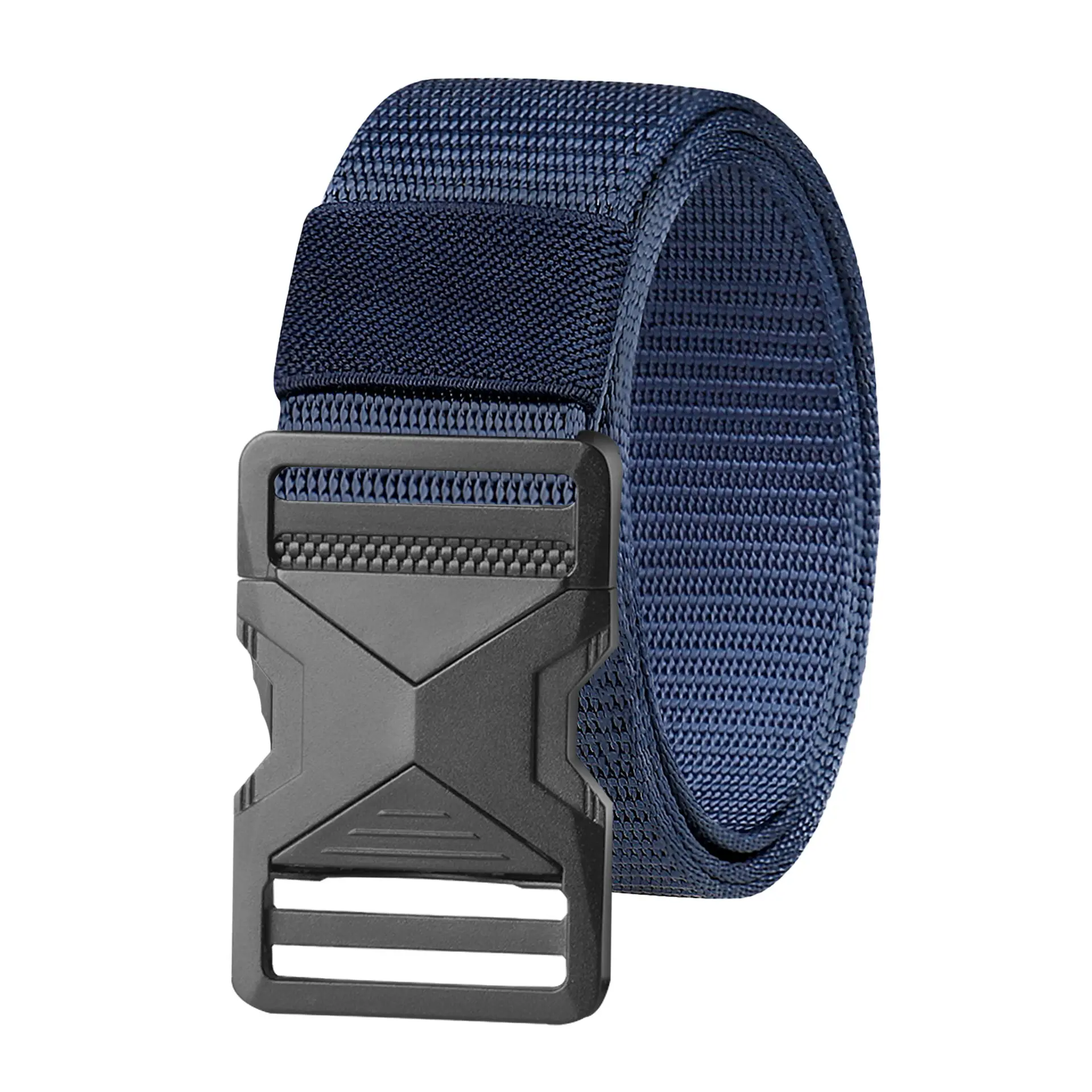 Men's Black Tactical Nylon Belt with Quick Release Buckle