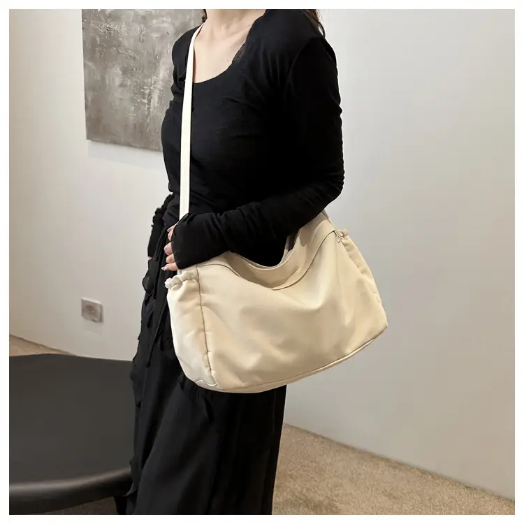 Black Canvas Shoulder Bag Women 2024 Autumn — feature 12