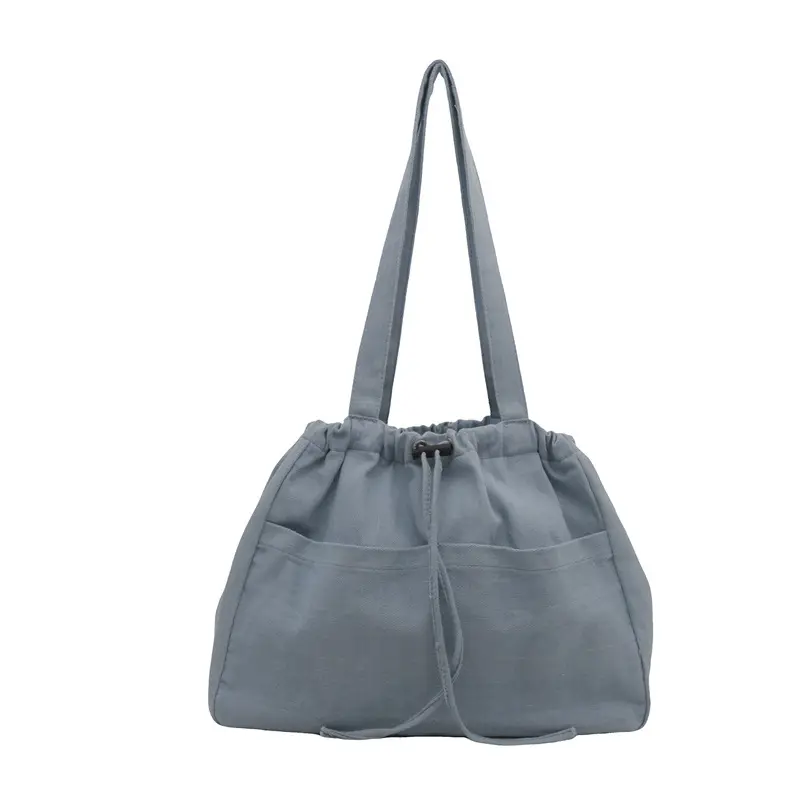 Large Capacity Denim Shoulder Bag for Women - Image 2