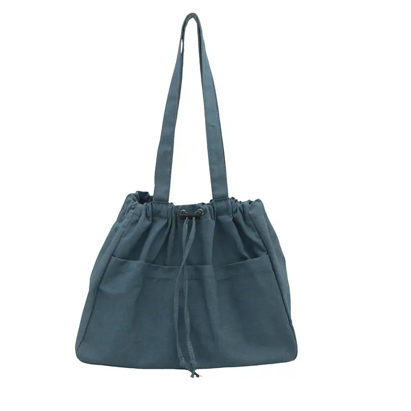 Large Capacity Denim Shoulder Bag for Women - Image 3
