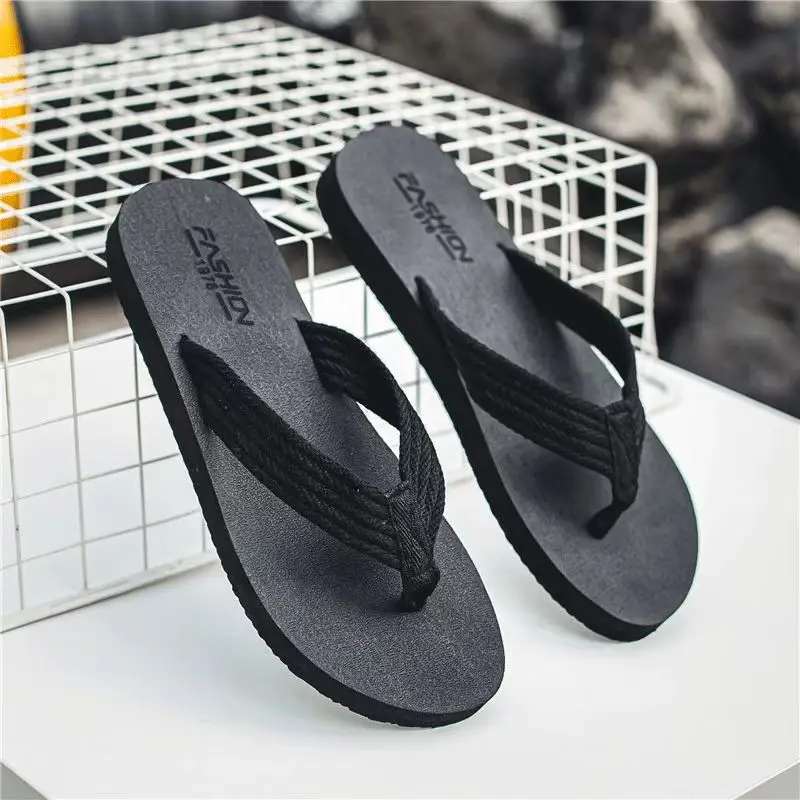 Slippers Men's Summer Non-slip Outdoor Sandals Distinctive Outdoor Sandals Korean-style Fashionable Soft-soled Beach Flip-flops - Image 8