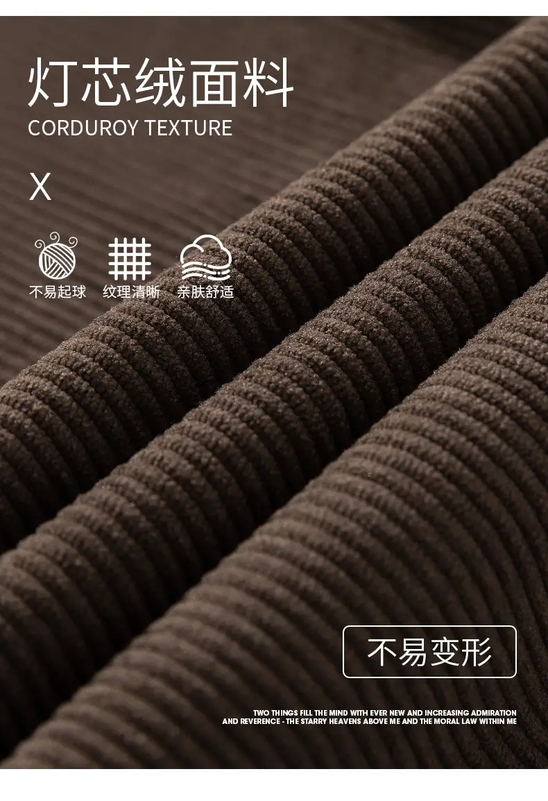 Brown Pleated Cargo Pants with Pockets Large — feature 3