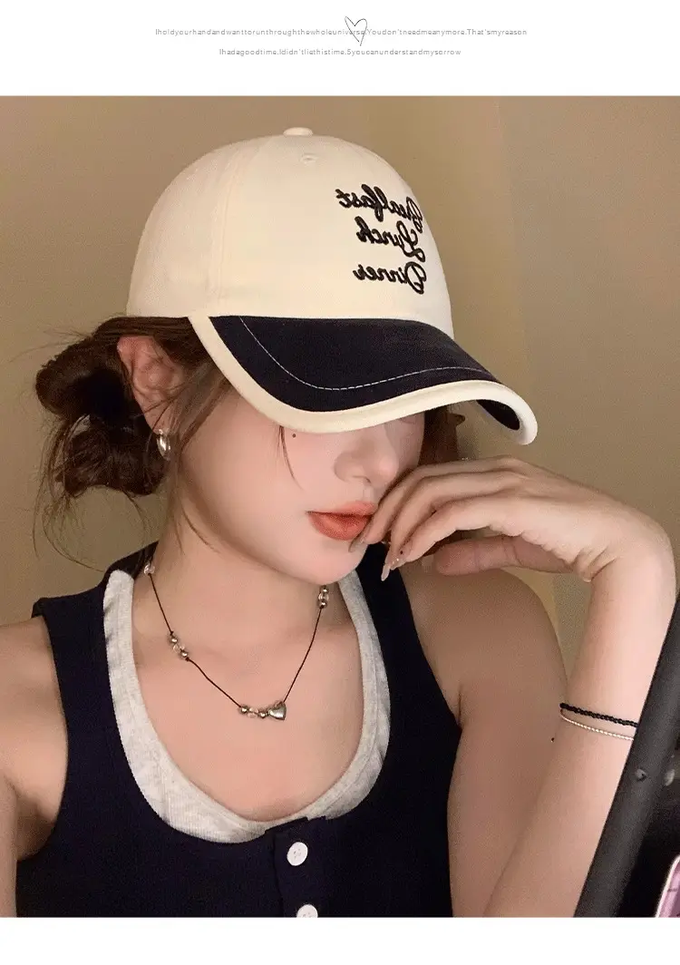 Korean Style Embroidered Baseball Cap for Women — feature 12