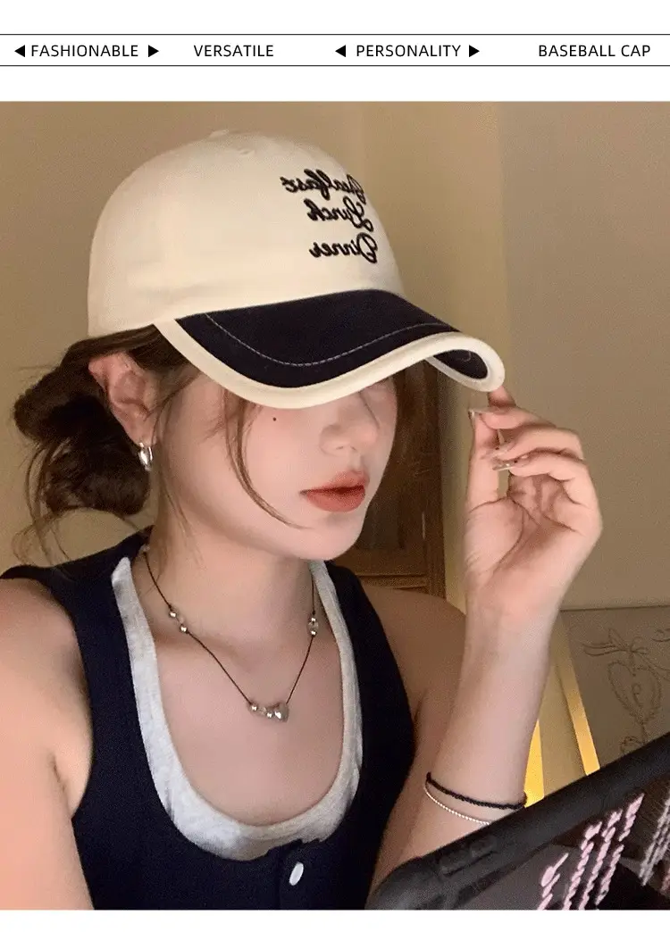 Korean Style Embroidered Baseball Cap for Women — feature 14