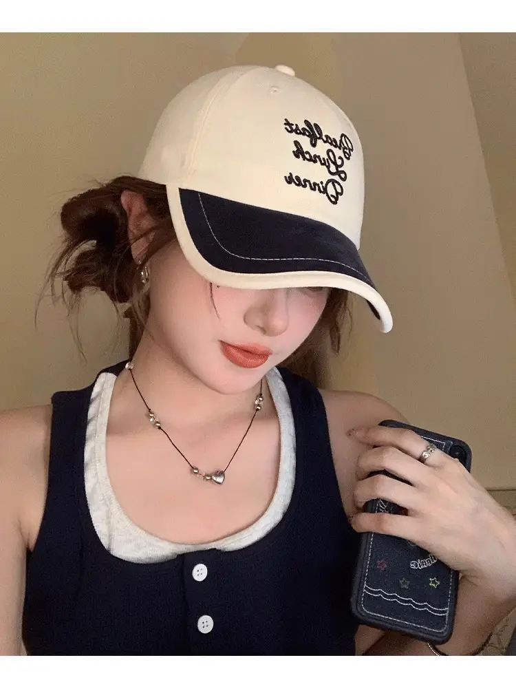 Korean Style Embroidered Baseball Cap for Women — feature 15