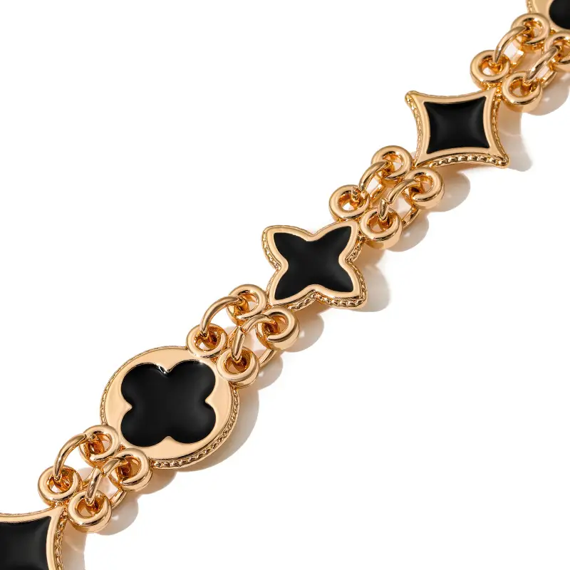 Multi-element Silver Door Buckle Chain for Bag - Image 5