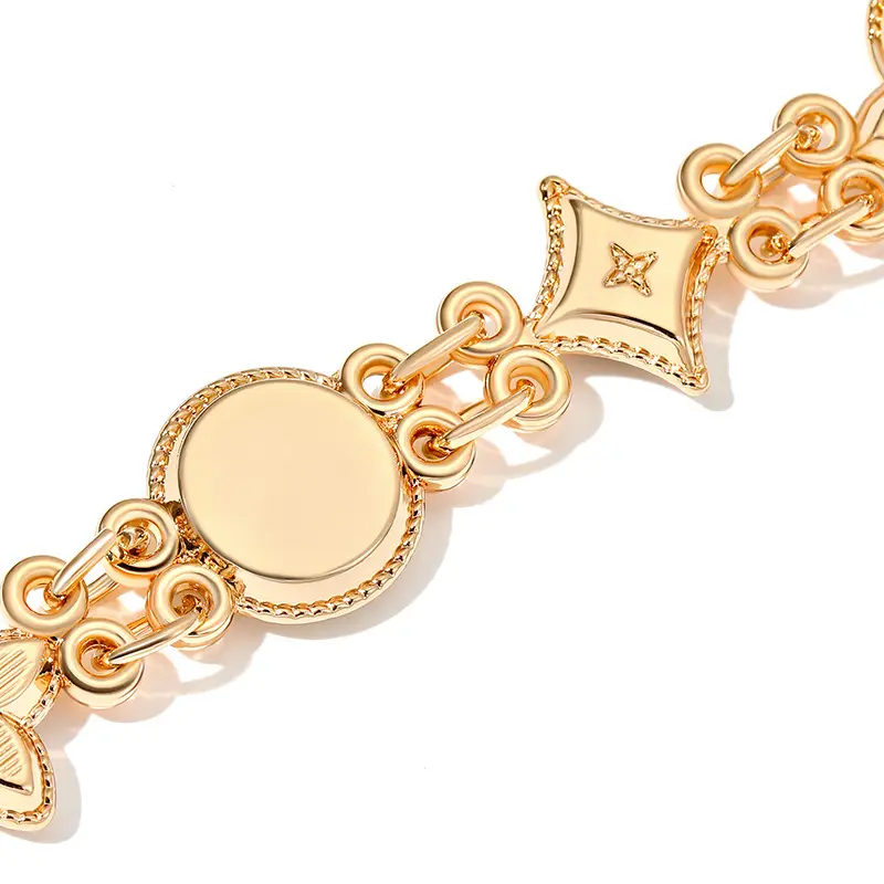 Multi-element Silver Door Buckle Chain for Bag - Image 6