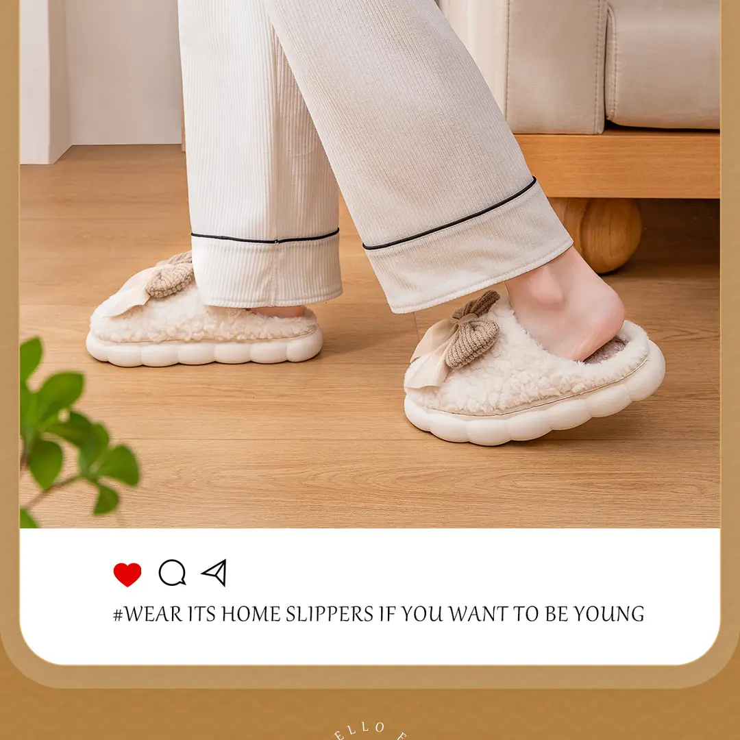 Lidani Cotton Slippers Women's Winter 2024 New Couple Home Warm Plush Slippers Men's Household Wholesale — feature 14