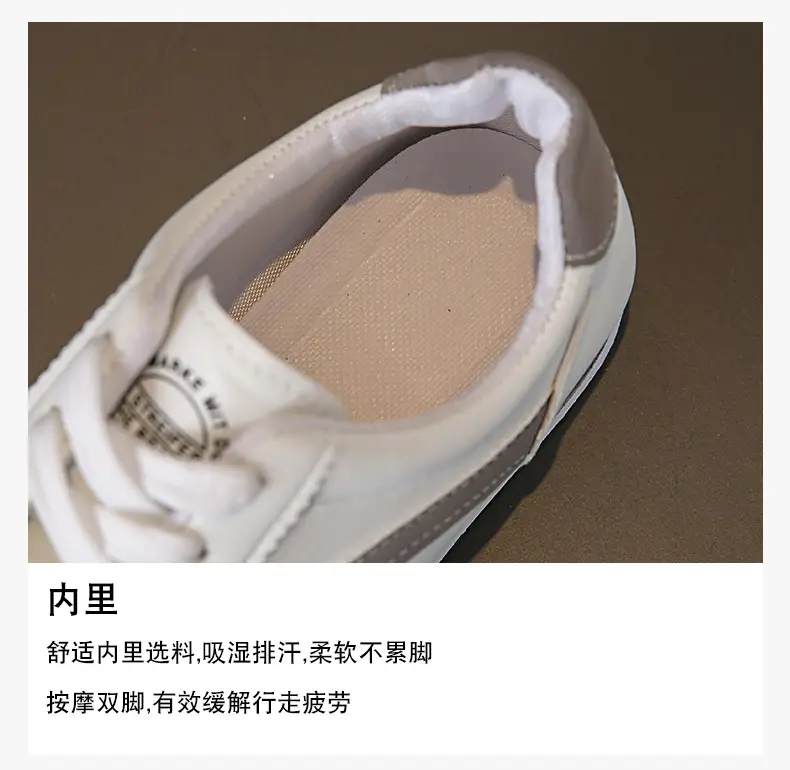 Women White Pink Heart Casual Sneakers 2025 — feature 8