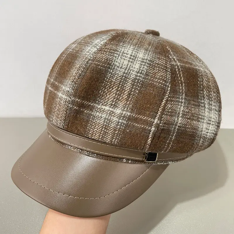 Kids Korean-style Duck Tongue Beret Cap - Image 10