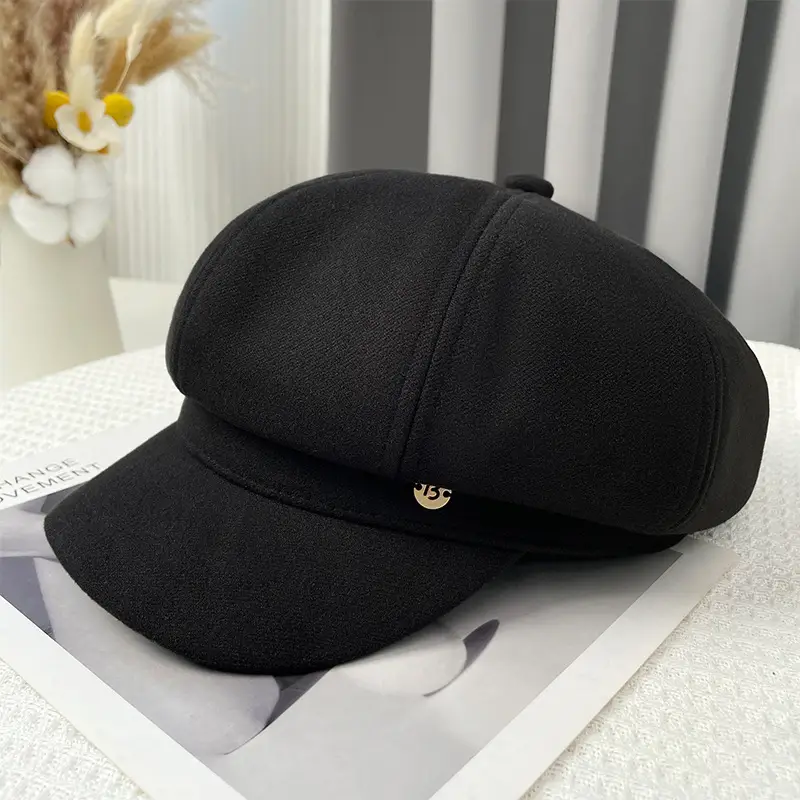 Kids Korean-style Duck Tongue Beret Cap — feature 12