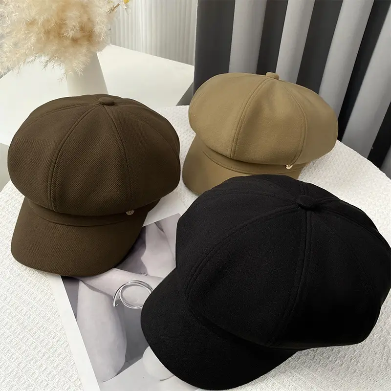 Kids Korean-style Duck Tongue Beret Cap — feature 14