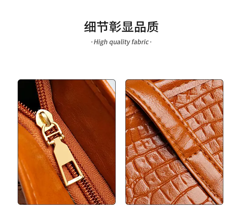 Maroon Croc Textured Tote Bag for Women — feature 14