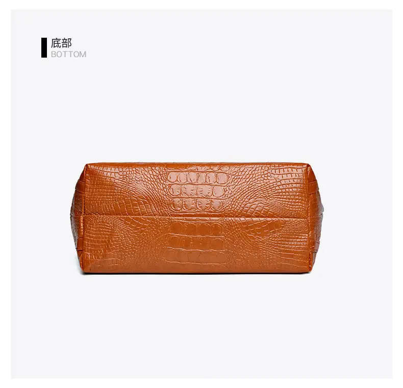 Maroon Croc Textured Tote Bag for Women — feature 31