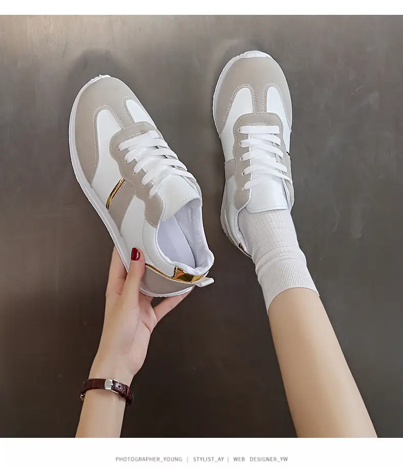 Sports Shoes, High Heels, New Ins Versatile Shoes, 2025 Spring and Summer Lightweight Running Shoes, Flat Casual White Shoes — feature 10