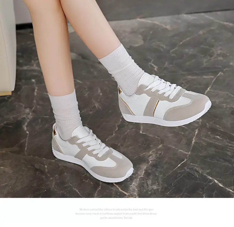 Sports Shoes, High Heels, New Ins Versatile Shoes, 2025 Spring and Summer Lightweight Running Shoes, Flat Casual White Shoes — feature 13