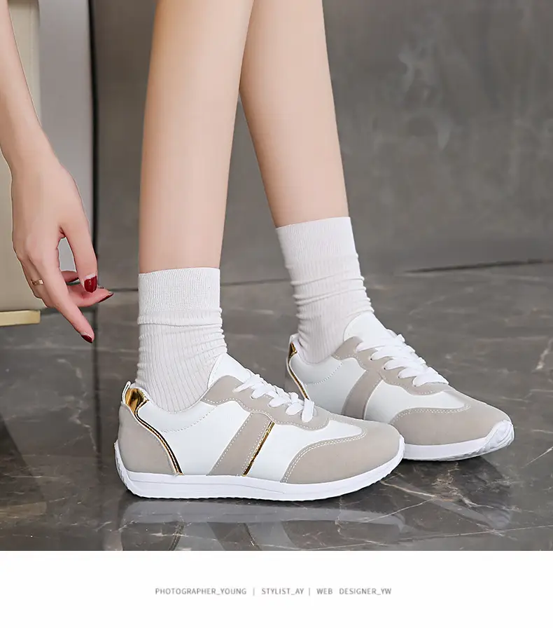 Sports Shoes, High Heels, New Ins Versatile Shoes, 2025 Spring and Summer Lightweight Running Shoes, Flat Casual White Shoes — feature 14