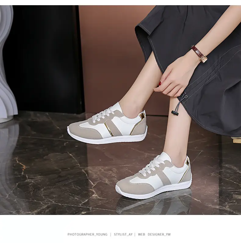 Sports Shoes, High Heels, New Ins Versatile Shoes, 2025 Spring and Summer Lightweight Running Shoes, Flat Casual White Shoes — feature 19