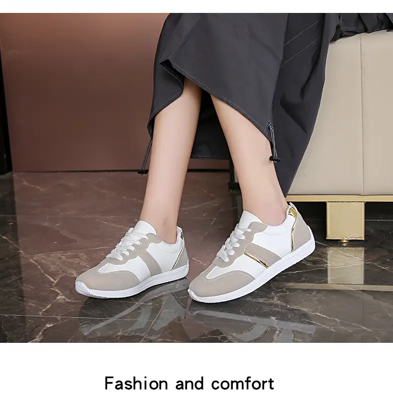 Sports Shoes, High Heels, New Ins Versatile Shoes, 2025 Spring and Summer Lightweight Running Shoes, Flat Casual White Shoes — feature 20