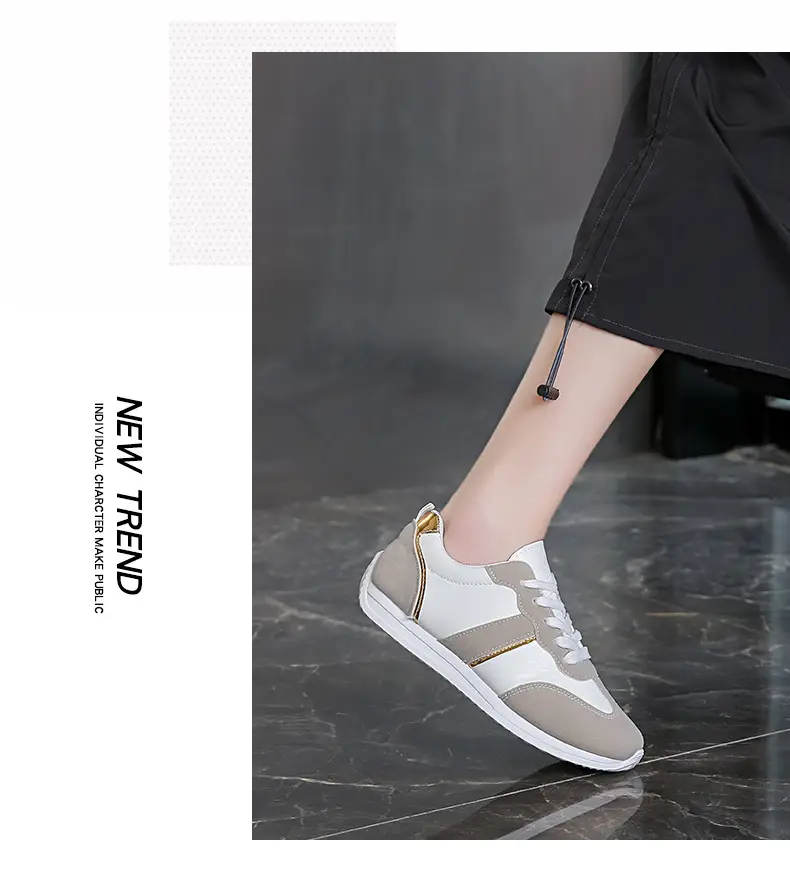 Sports Shoes, High Heels, New Ins Versatile Shoes, 2025 Spring and Summer Lightweight Running Shoes, Flat Casual White Shoes — feature 22