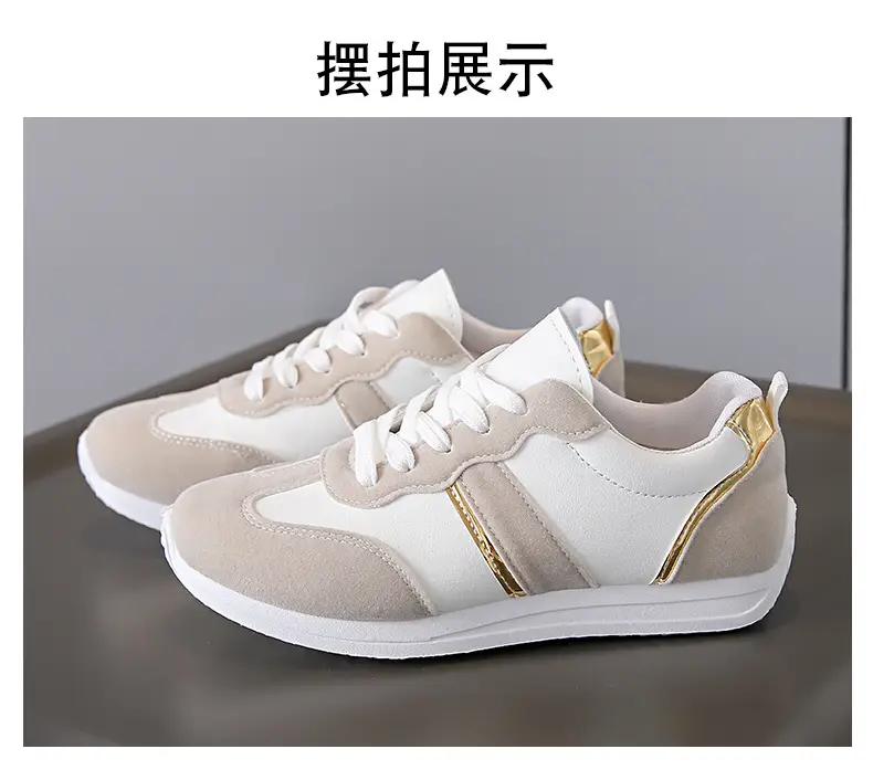 Sports Shoes, High Heels, New Ins Versatile Shoes, 2025 Spring and Summer Lightweight Running Shoes, Flat Casual White Shoes — feature 23