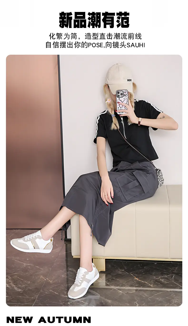 Sports Shoes, High Heels, New Ins Versatile Shoes, 2025 Spring and Summer Lightweight Running Shoes, Flat Casual White Shoes — feature 3