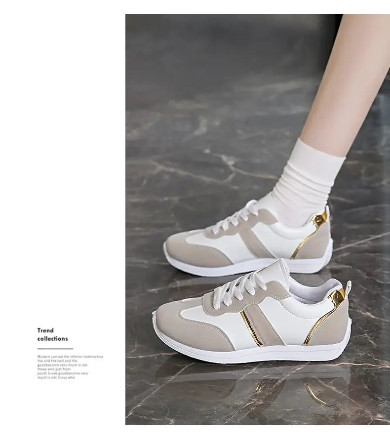 Sports Shoes, High Heels, New Ins Versatile Shoes, 2025 Spring and Summer Lightweight Running Shoes, Flat Casual White Shoes — feature 9