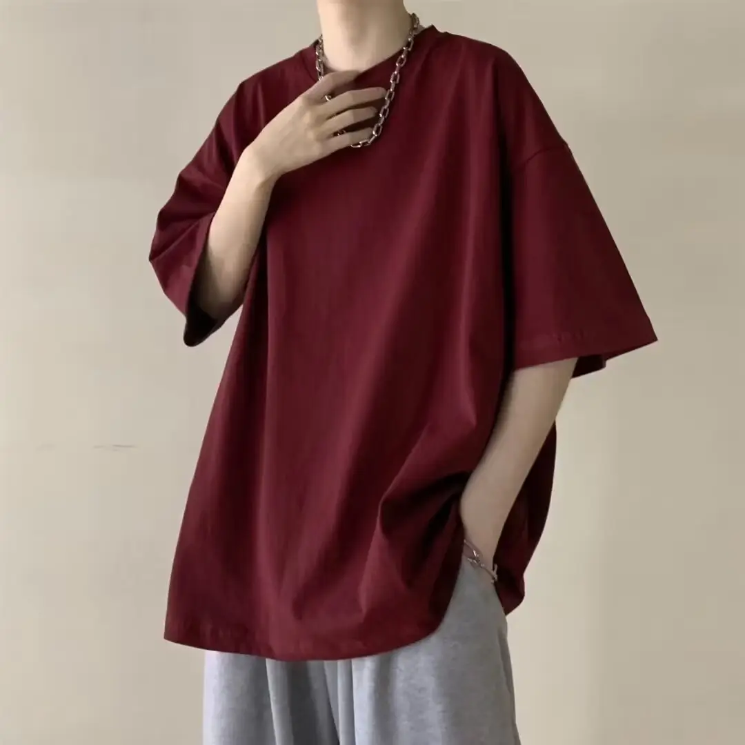 Men Black Cotton T-Shirt Short Sleeve Crewneck — feature 3