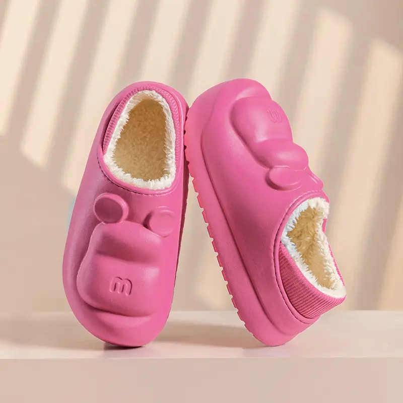 Eva Home Cotton Slippers Are Waterproof and Stain-Resistant, Suitable for Outdoor Wear, Non-Slip, Lightweight, Thick-Soled, Closed-Back Cotton Shoes for Women, with Added Fleece for Warmth - Image 14