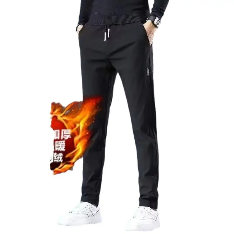 Fleece Lined Plus Size Work Pants Black - Image 17