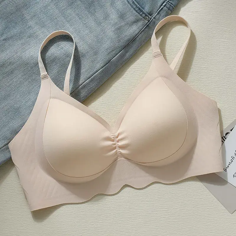 Folded Lifting Seamless Underwear Women's Jelly Soft Push Up - Image 2