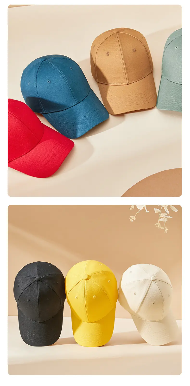 Custom Printed Logo Baseball Cap for Men Women — feature 11