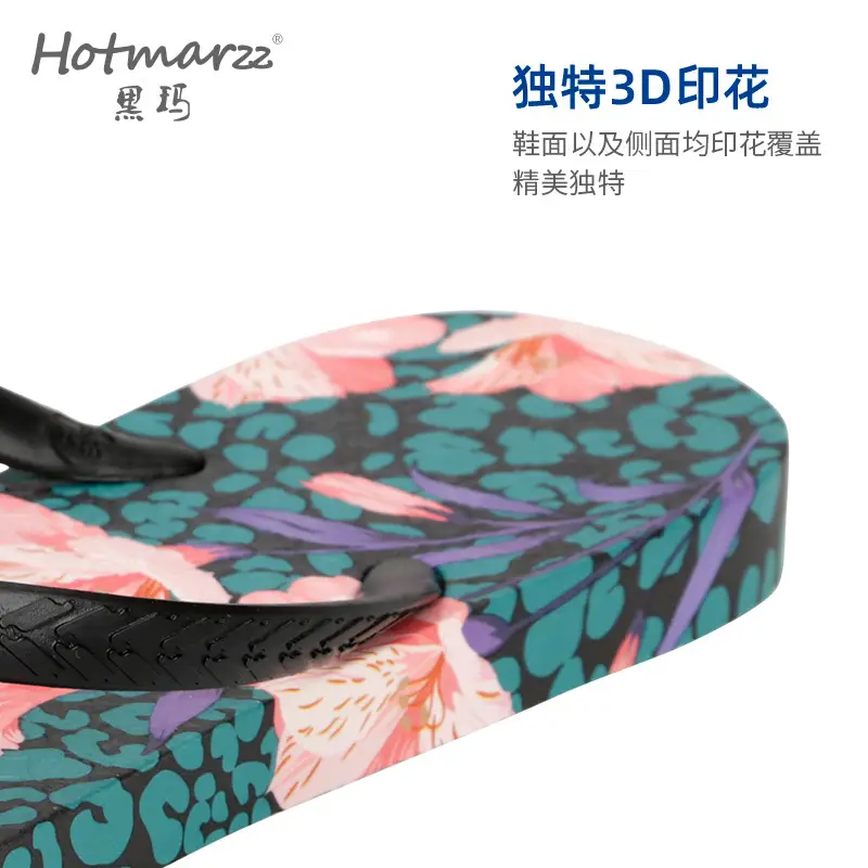 Hotmarzz Heima New Flip-flops Women's Outer Wear Fresh Style Flip-flops Slippers Beach Slippers Bathroom