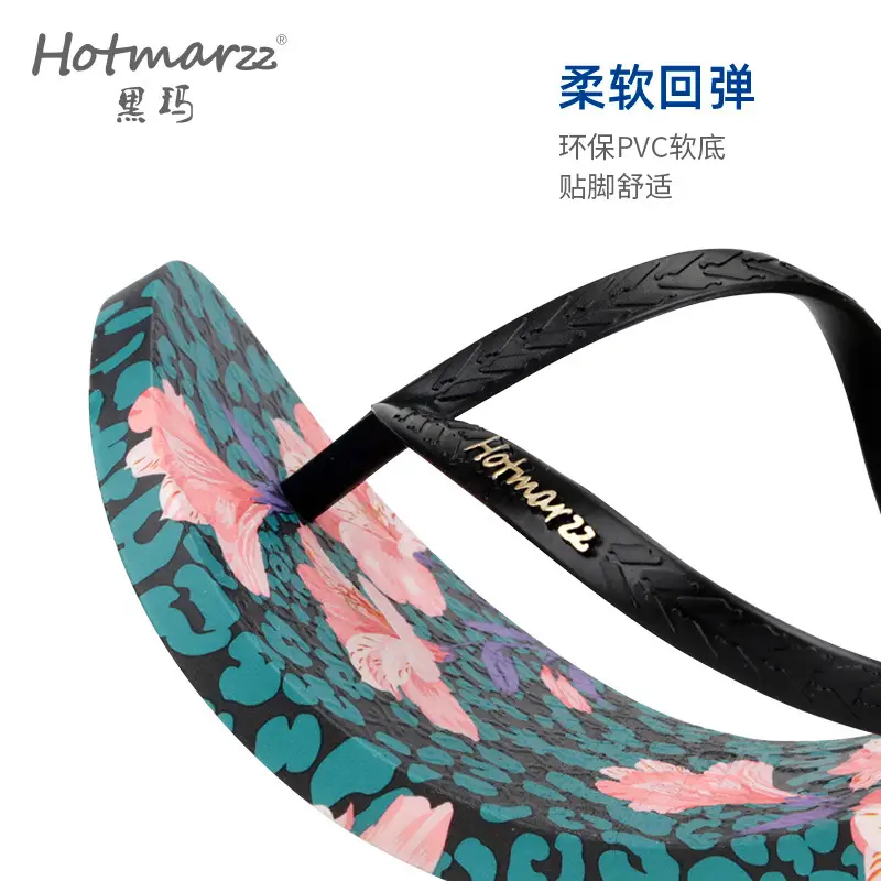 Hotmarzz Heima New Flip-flops Women's Outer Wear Fresh Style Flip-flops Slippers Beach Slippers Bathroom