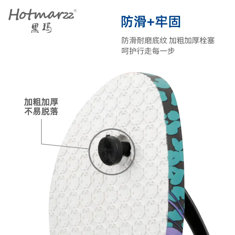 Hotmarzz Heima New Flip-flops Women's Outer Wear Fresh Style Flip-flops Slippers Beach Slippers Bathroom