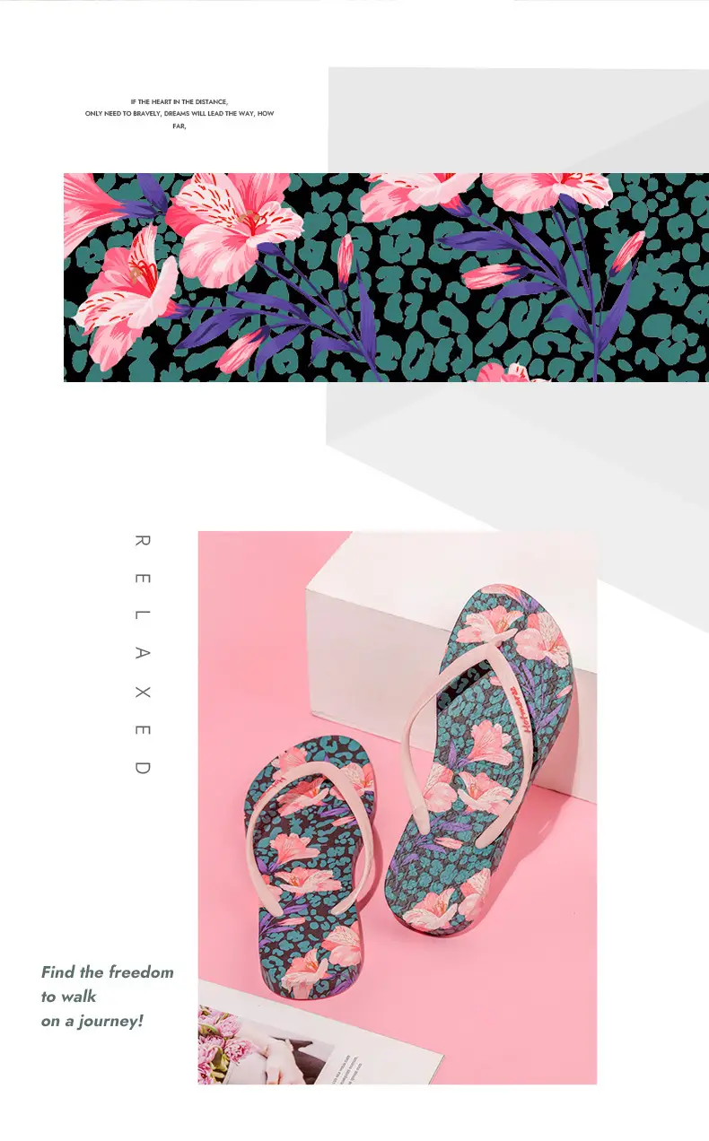 Hotmarzz Heima New Flip-flops Women's Outer Wear Fresh Style Flip-flops Slippers Beach Slippers Bathroom — feature 2