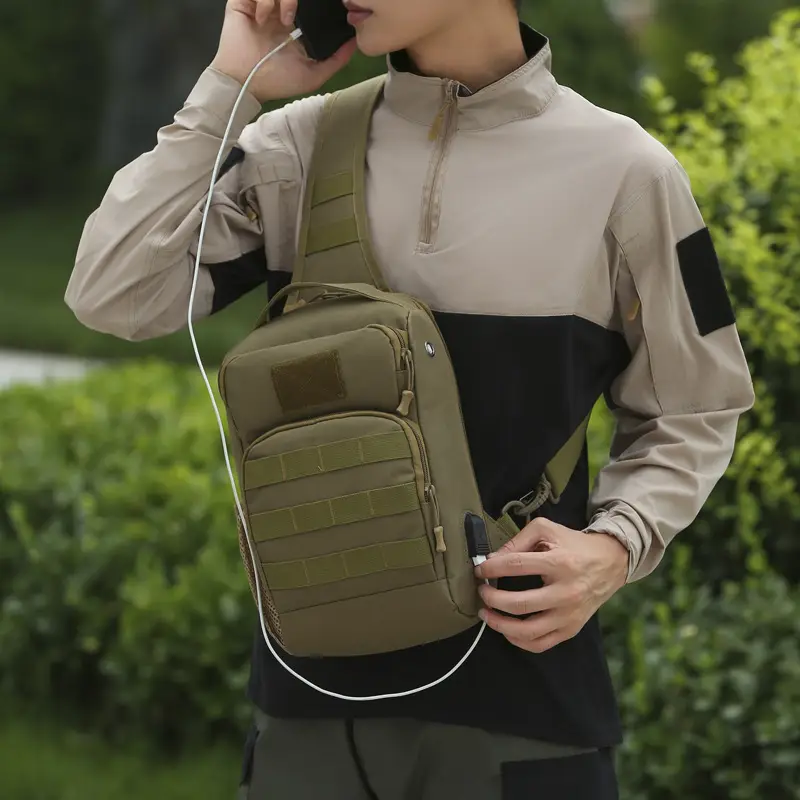 New Men's Tactical Crossbody Bag Large Capacity Outdoor Sports - Image 8