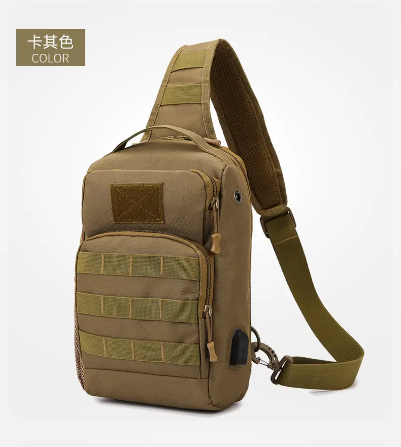 New Men's Tactical Crossbody Bag Large Capacity Outdoor Sports — feature 19